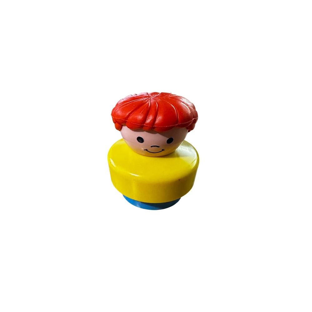 Fisher-Price Little People Girl Figure Red Hair‎  Vintage Toy